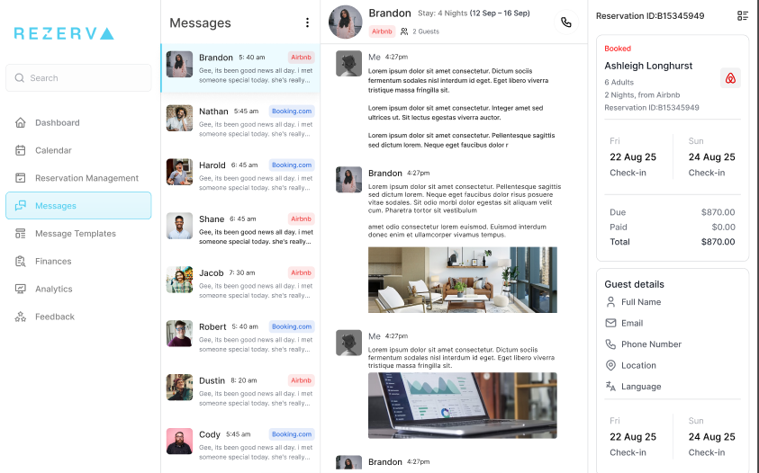 Guest Messaging & Unified Inbox screenshot 1